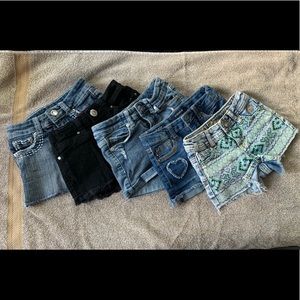 Lot of girls shorts size 6